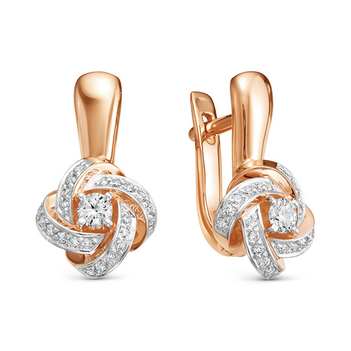 

Серьги из красного золота Brilliant Style Jewelry 434-210А, бриллиант, 434-210А