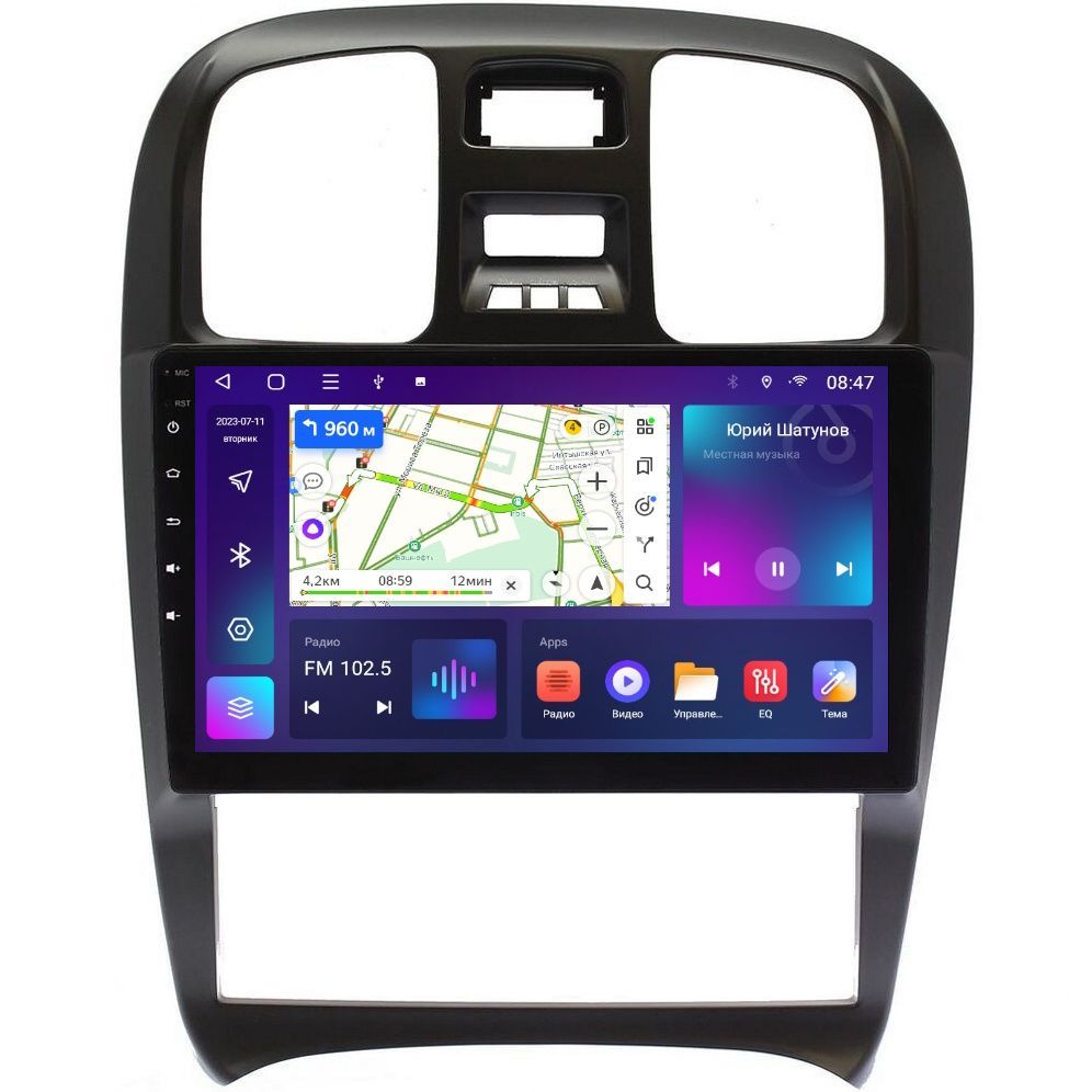 Автомобильная Магнитола EpicAuto T18 Hyundai Sonata 4 Тагаз EF 2002-2007 - Android 13 3450000₽