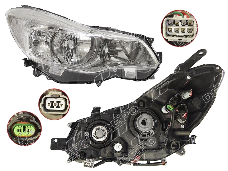 

Фара Subaru Xv/Impreza 12-17 Rh (правый) Галоген (Евросвет) Depo арт. 220-1122R-LDEM1