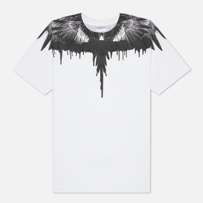 фото Футболка мужская marcelo burlon cmaa018f21jer0040 белая m