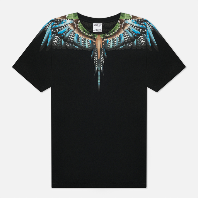 фото Футболка мужская marcelo burlon cmaa018f21jer0031 черная m