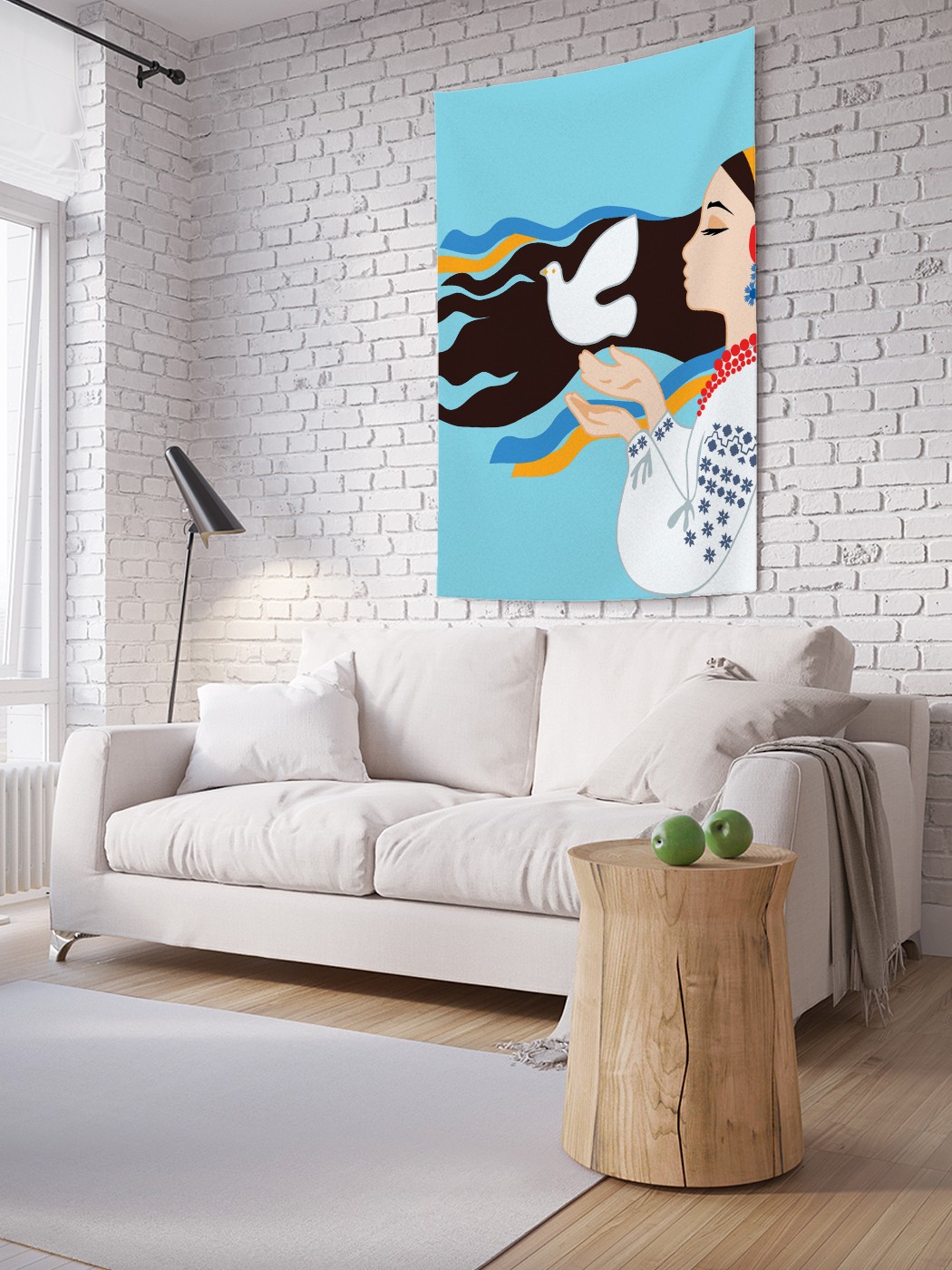 

Вертикальное фотопанно на стену JoyArty Символ мира 150x200 см, Символ мира