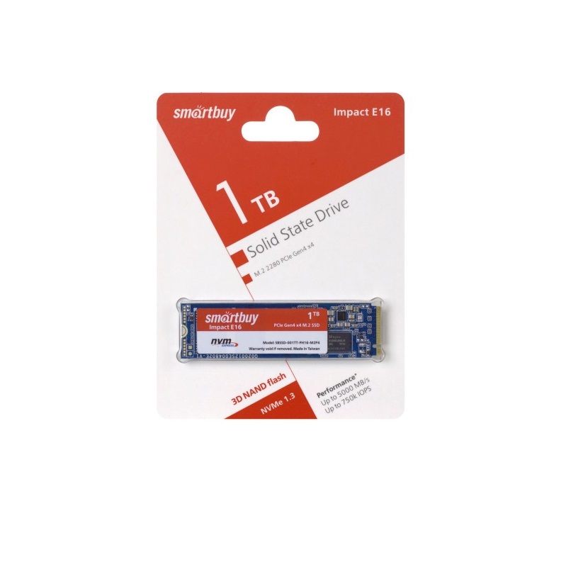 фото Ssd-накопитель smartbuy 1tb m.2 ps5016 sbssd-001tt-ph16-m2p4