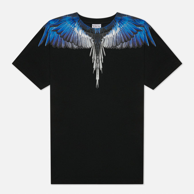 фото Футболка мужская marcelo burlon cmaa018f21jer0011 черная s