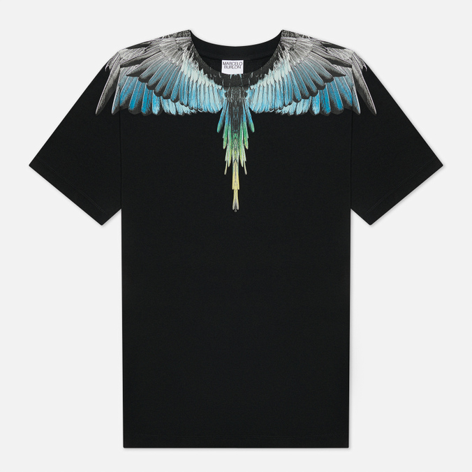 фото Футболка мужская marcelo burlon cmaa018f21jer0011 черная l