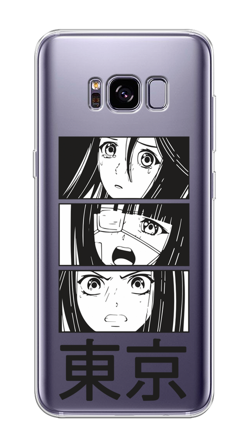 

Чехол на Samsung Galaxy S8 Plus "Tokyo girls", Белый;черный;прозрачный, 24850-1