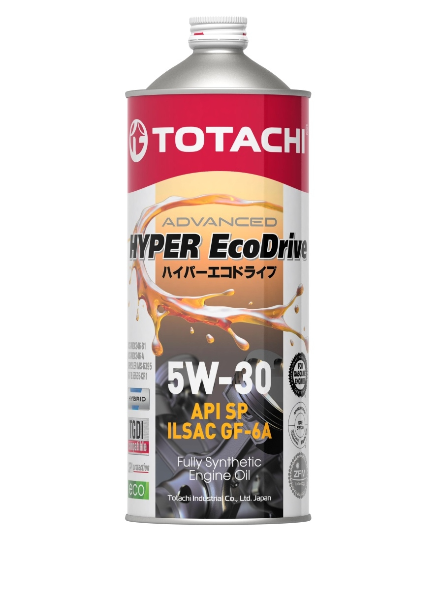 Моторное масло TOTACHI синтетическое 5W30 Hyper Ecodrive SP/GF-6A 1л