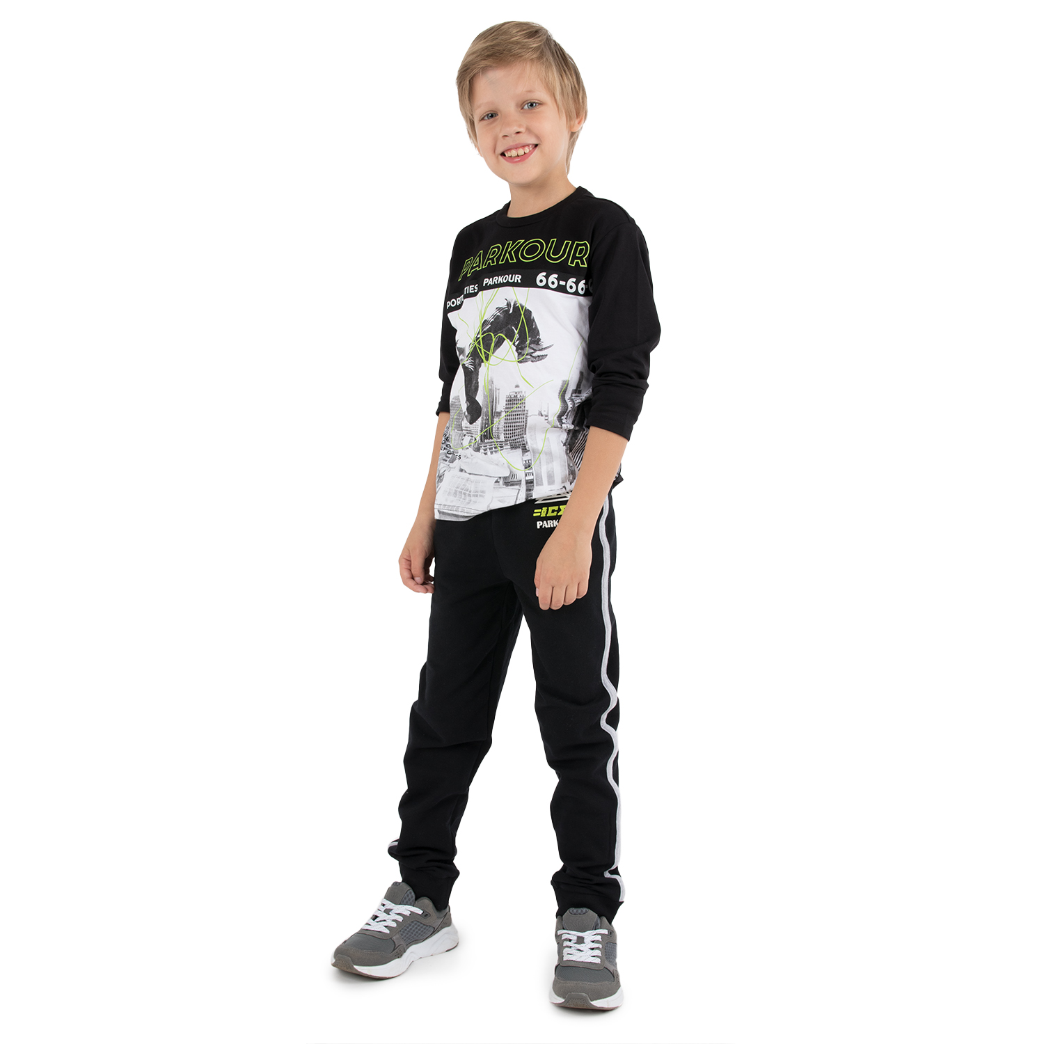 

Джемпер детский Fun Time цв.черный ,р.134, LMFW21-009 black