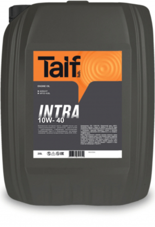 Моторное масло TAIF INTRA 10W40 20л
