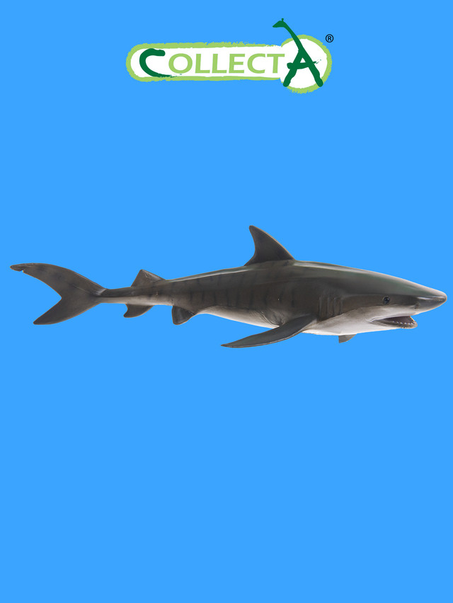 Фигурка морского животного Collecta, Тигровая акула collecta акула мако блист m