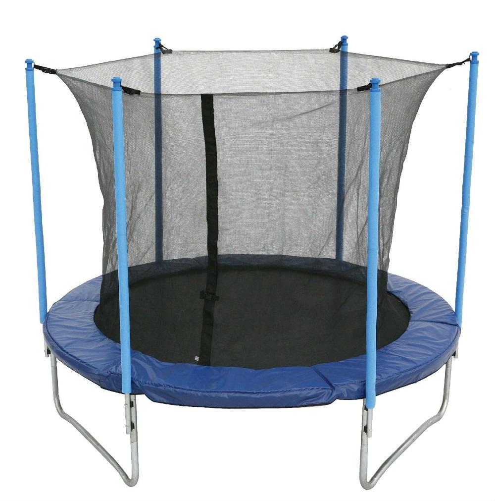 Батут Green Glade 8-футовый 3 ножки 6 стоек без верхнего кольца (fiber rod) арт. B7081