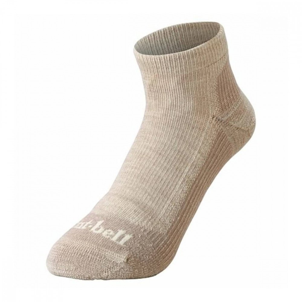 MontBell носки Merino Wool Walking Short Socks (S, Бежевый, OTML)