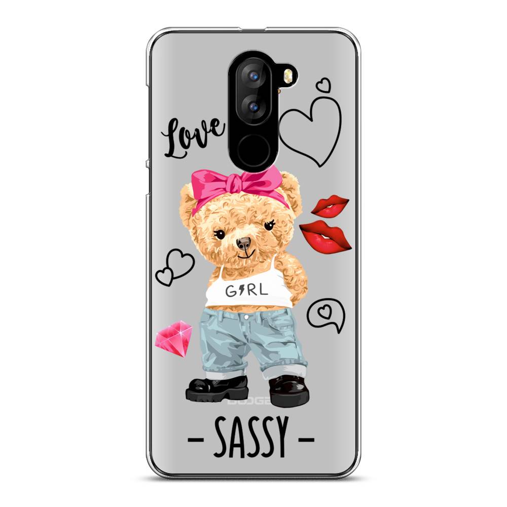 

Чехол на Doogee X60L "Sugar Mommy", Голубой;белый;розовый, 220550-6