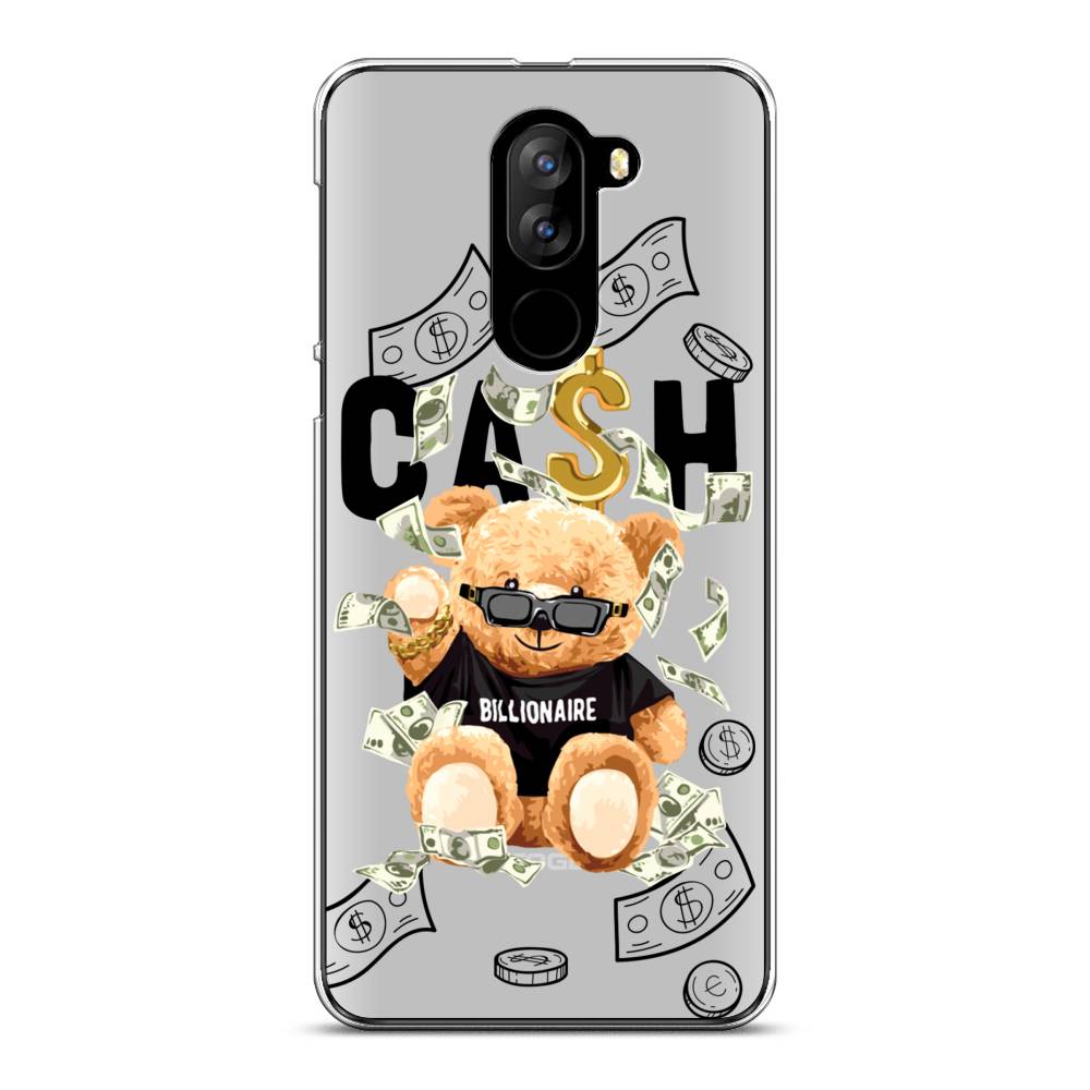

Чехол на Doogee X60L "Big cash", Черный;серый;бежевый, 220550-6
