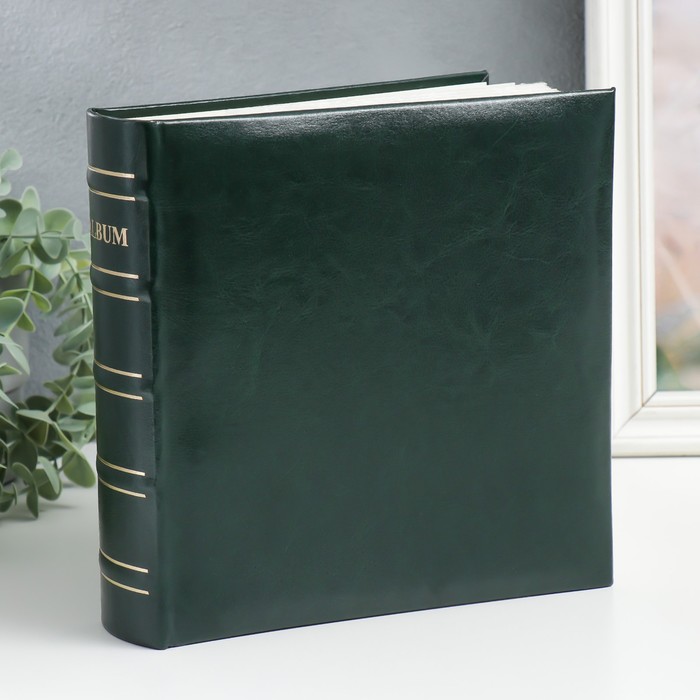 

Фотоальбом на 200 фото 10х15 см кн. пер-т зеленый