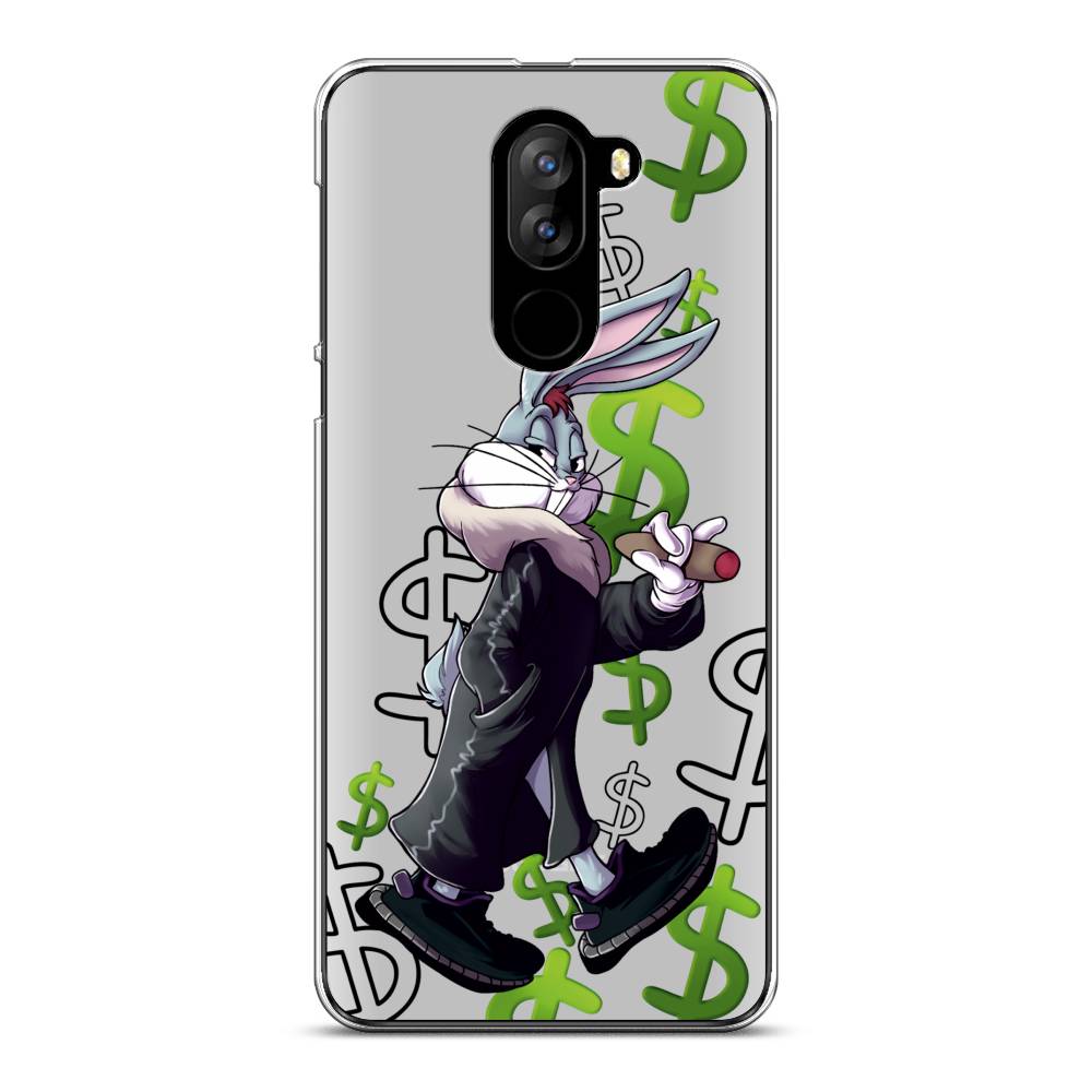 

Чехол на Doogee X60L "Rich Bugs Bunny", Зеленый;черный;голубой, 220550-6