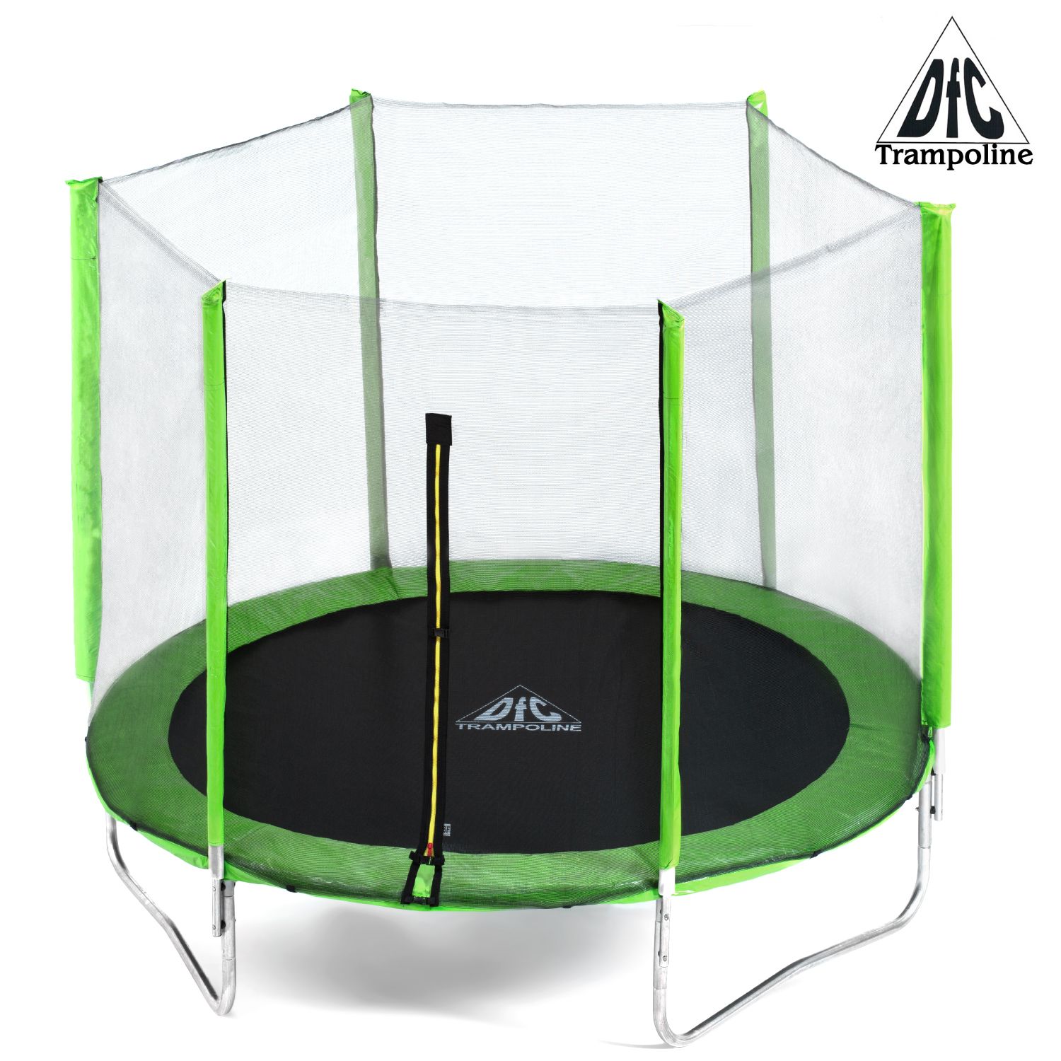 фото Батут dfc trampoline fitness 5ft наружн.сетка, св.зел. (152см)