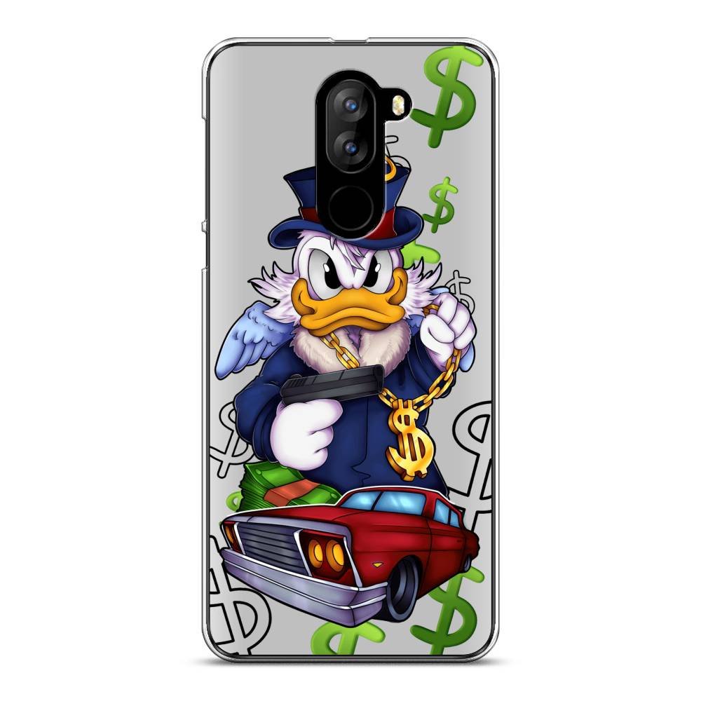 

Чехол на Doogee X60L "Scrooge McDuck with a Gold Chain", Красный;синий;белый, 220550-6