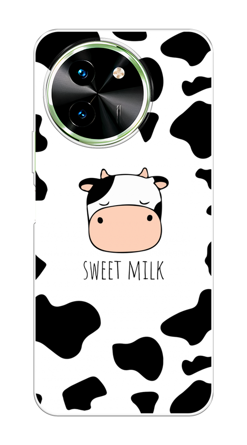 

Чехол на Vivo T3x/Y38 5G "Sweet milk", Розовый;белый;черный, 2610650-1