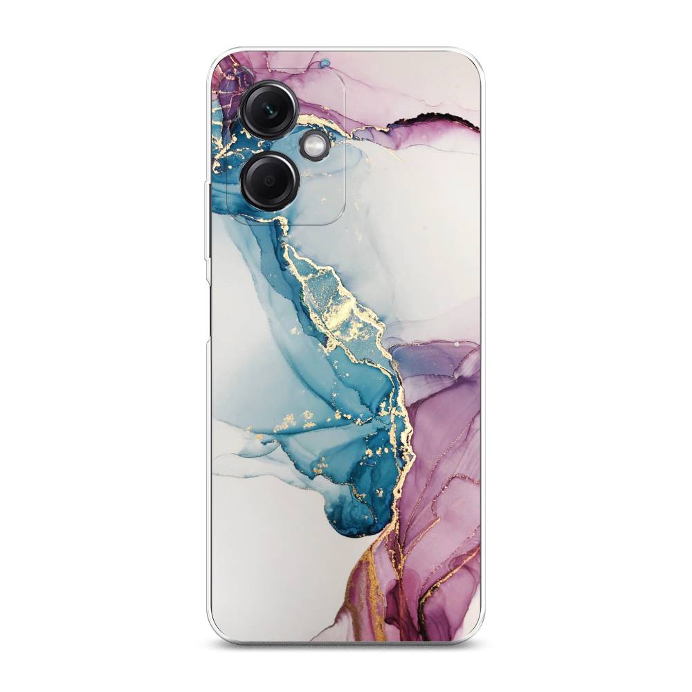 

Чехол на Xiaomi Redmi Note 12 5G "Розовые разводы рисунок", 316950-3