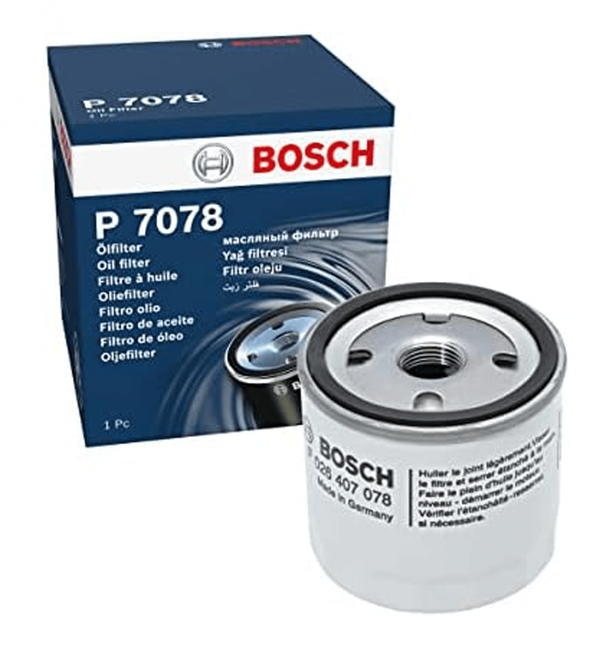 

Фильтр масляный двигателя Bosch BOSCH_F026407078, F026407078