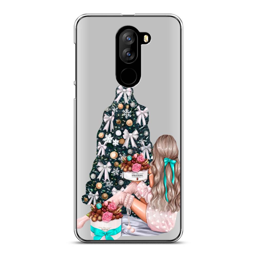 

Чехол на Doogee X60L "New Year", Зеленый;бежевый;голубой, 220550-5
