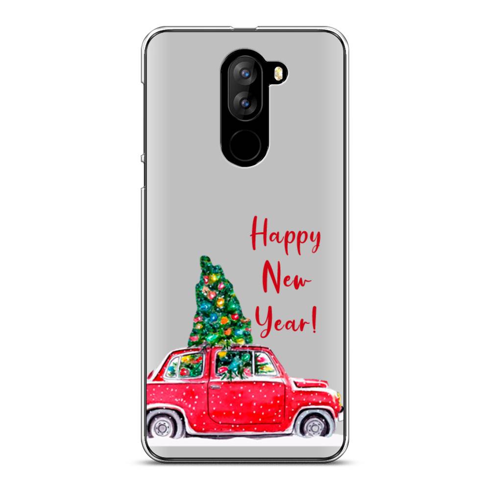 

Чехол на Doogee X60L "Happy New Year", Красный;зеленый, 220550-5