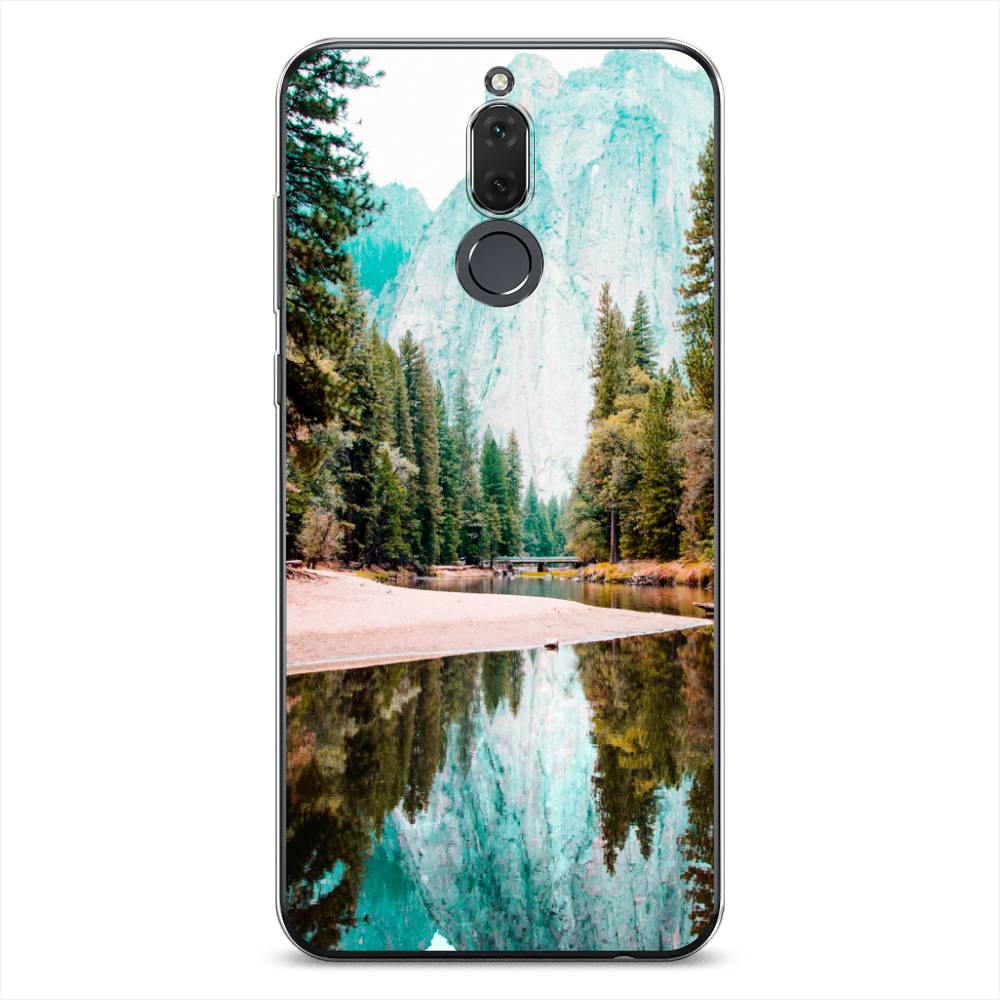 

Чехол Awog на Huawei Nova 2i/Mate 10 Lite "Горы 11", Зеленый;голубой, 6120550-4