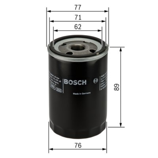 

Фильтр масляный двигателя Bosch BOSCH_0986452044, 986452044