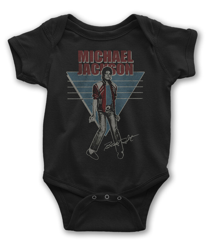 Боди детское WILD CHILD Майкл Джексон / Michael Jackson, цв.черный р.80