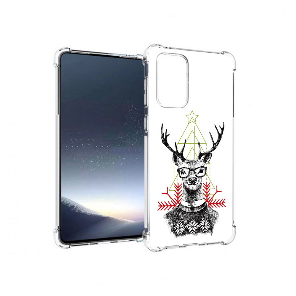 

Чехол MyPads Tocco для Samsung Galaxy A73 умный олень (PT226913.548.652), Прозрачный, Tocco