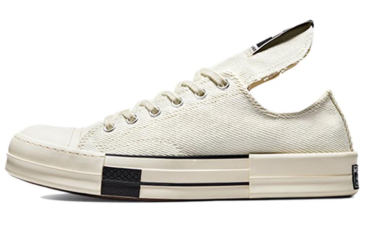 

Кеды унисекс Converse Rick Owens DRKSHDW 1970s белые 39.5 EU, Белый, Rick Owens DRKSHDW x Converse 1970s