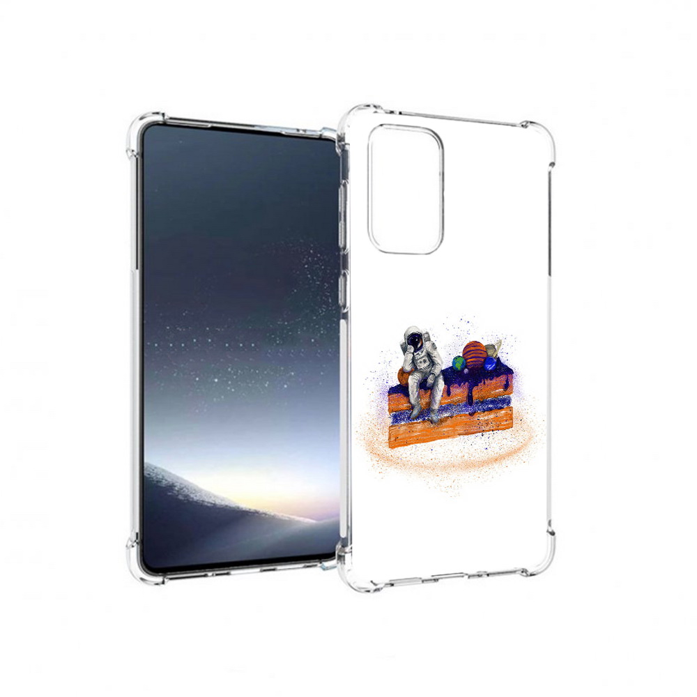 

Чехол MyPads Tocco для Samsung Galaxy A73 торт с планетами (PT226913.548.648), Прозрачный, Tocco