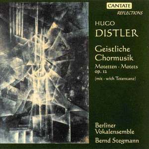 

DISTLER - Geistliche Chormusik, Berliner Vokalensemble, 1 CD