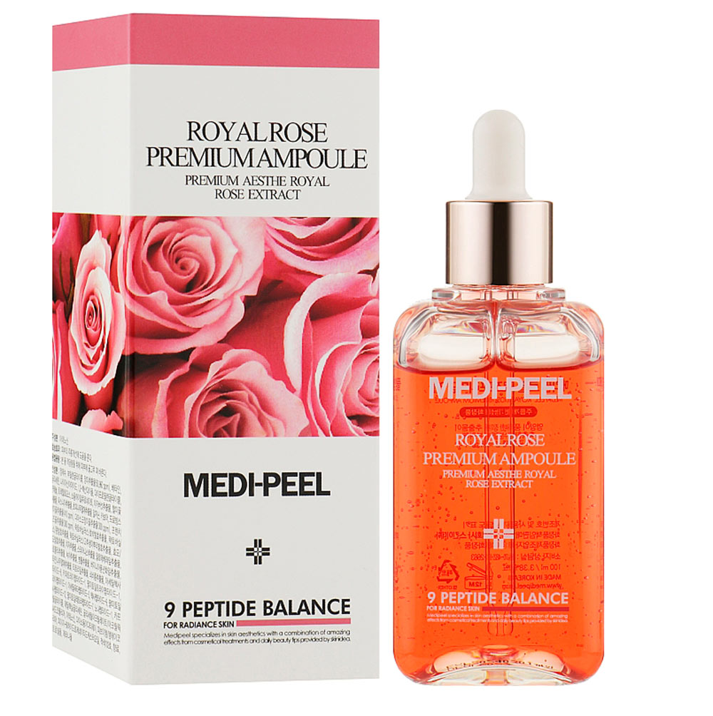 Купить Ампульная сыворотка с экстрактом розы Medi-Peel Luxury Royal Rose Ampoule, Сыворотка для лица