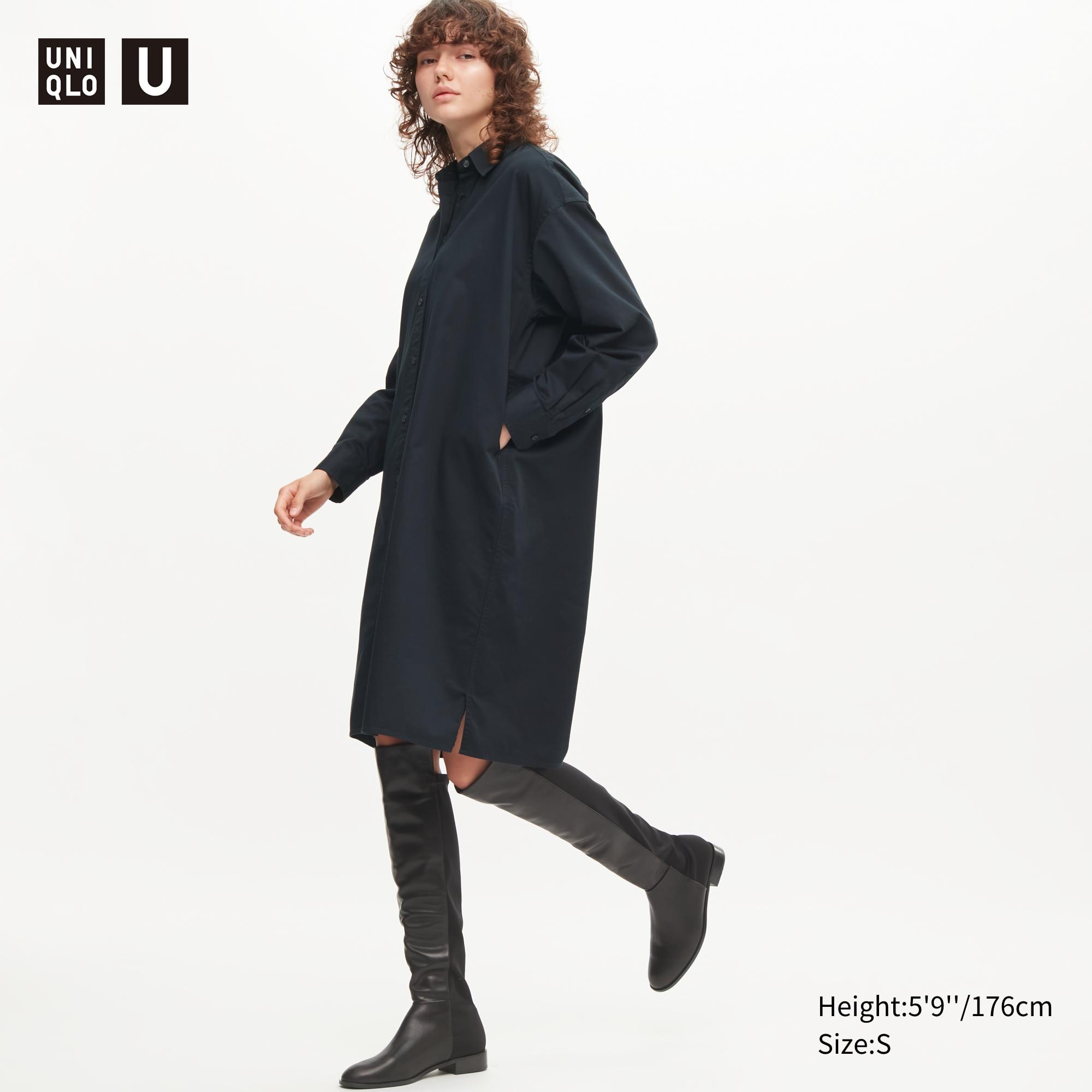 

Платье женское UNIQLO 452138COL68 синее M (доставка из-за рубежа), 452138COL68