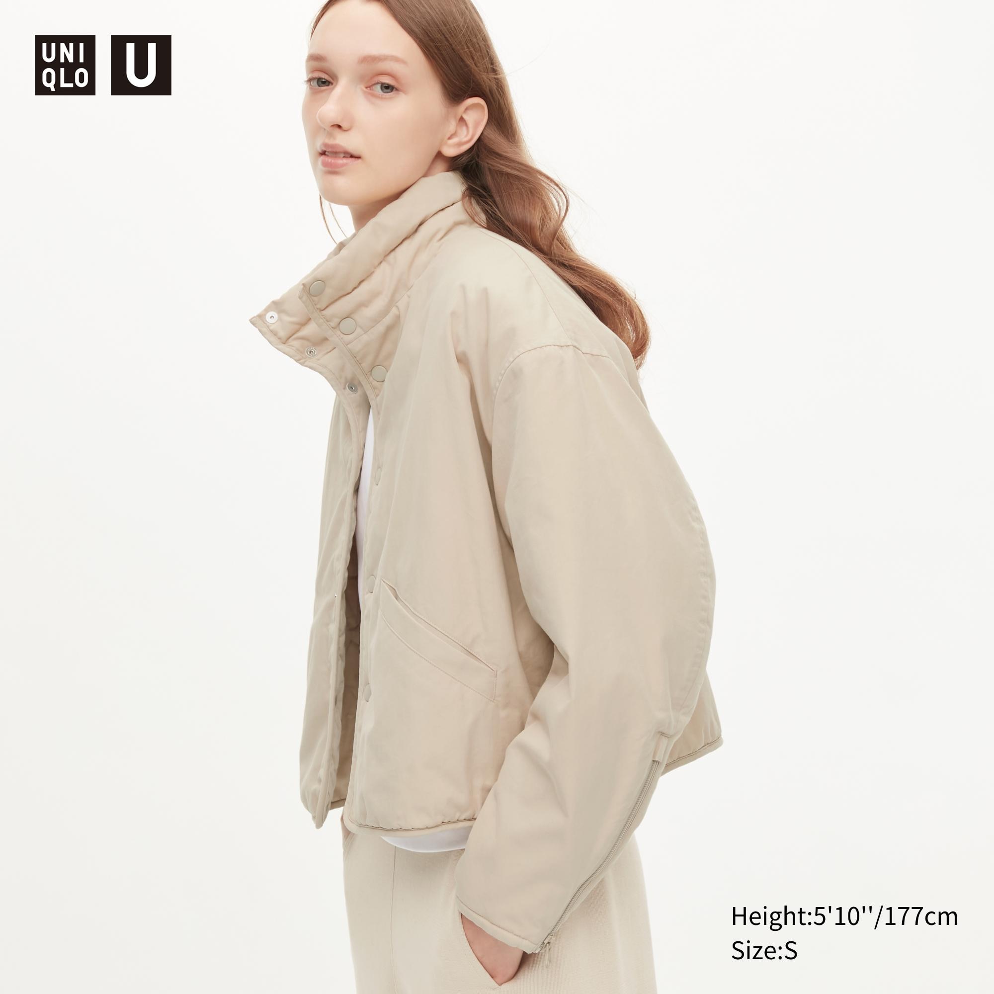 

Куртка женская UNIQLO 452224COL30 бежевая M, 452224COL30