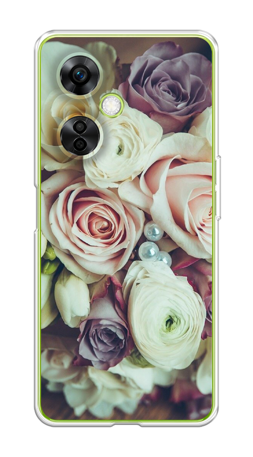

Чехол на OnePlus Nord N30 5G/CE3 5G/CE3 Lite "Свадебный букет", Белый;фиолетовый, 153750-2