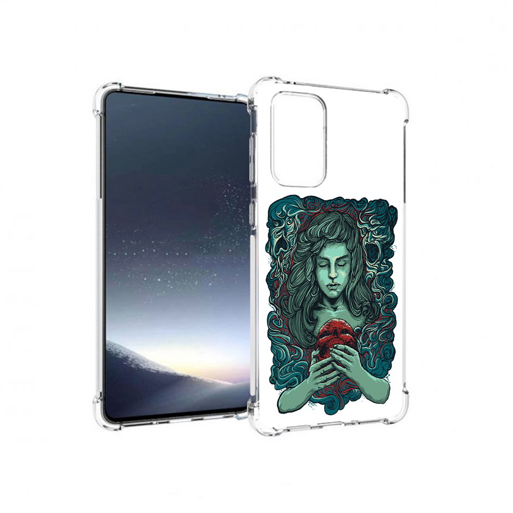 

Чехол MyPads Tocco для Samsung Galaxy A73 спящая девушка (PT226913.548.619), Прозрачный, Tocco