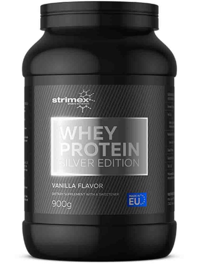 фото Whey protein silver edition strimex 900 гр. пина-колада
