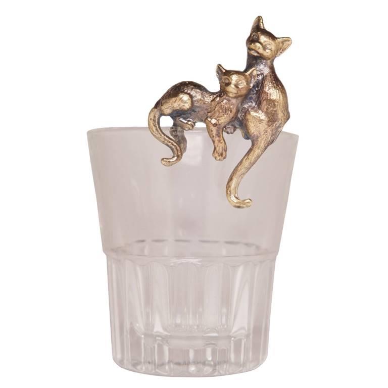 

Фигурка "Кошки" собутыльник (латунь бронза) 3909 Хорошие Вещи, 3909