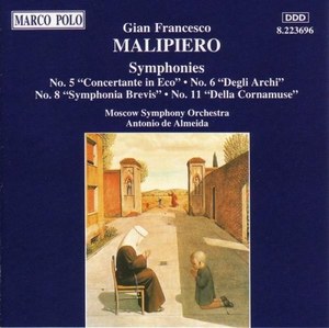 

MALIPIERO: Symphonies Nos. 5, 6, 8 and 11, 1 CD