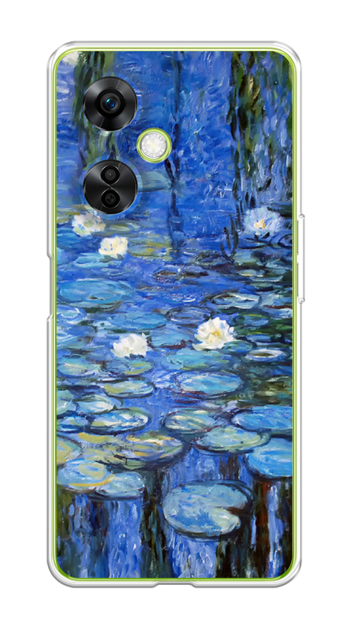 

Чехол на OnePlus Nord N30 5G/CE3 5G/CE3 Lite "Нарисованный пруд", Синий;зеленый, 153750-4