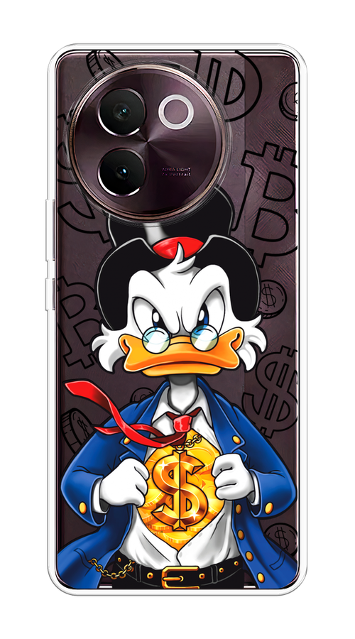 

Чехол на Vivo V30e "Scrooge Goldman", Черный;белый;синий, 2610550-1