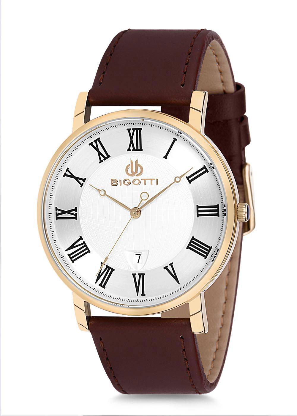 фото Наручные часы мужские bigotti bgt0225-3 коричневые