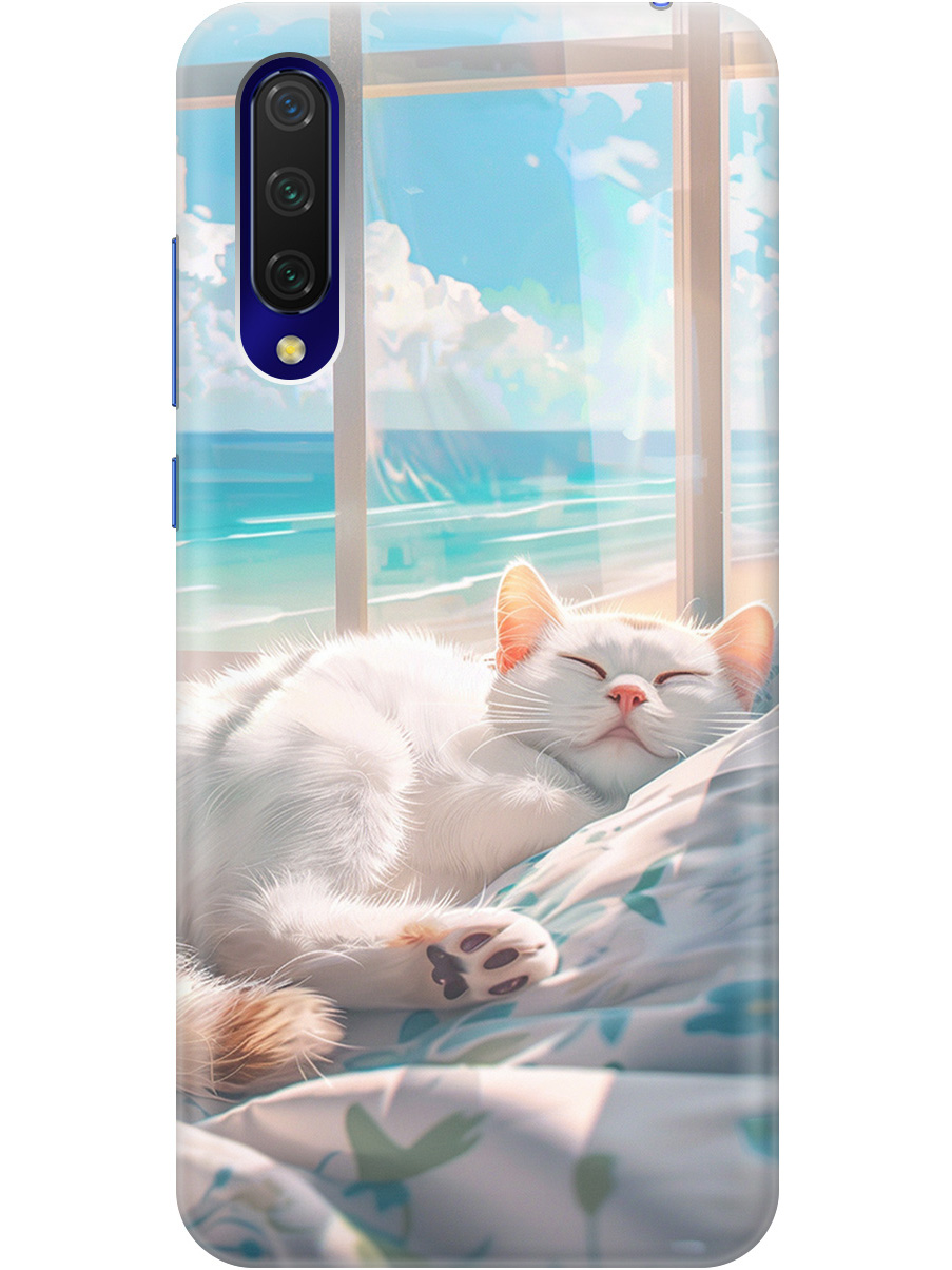 

Силиконовый чехол на Xiaomi Mi 9 Lite / CC9 с принтом "Отдыхающий котик", Прозрачный;белый;голубой, 721722512