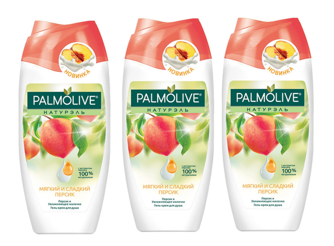 Гель для душа Palmolive Naturals Мягкий и Сладкий Персик 250 мл 3 шт