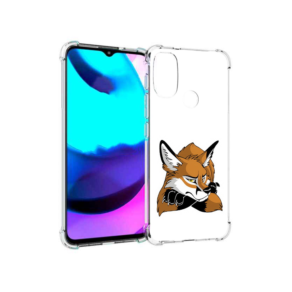 

Чехол MyPads Tocco для Motorola Moto E20 фокс (PT162039.356.660), Прозрачный, Tocco