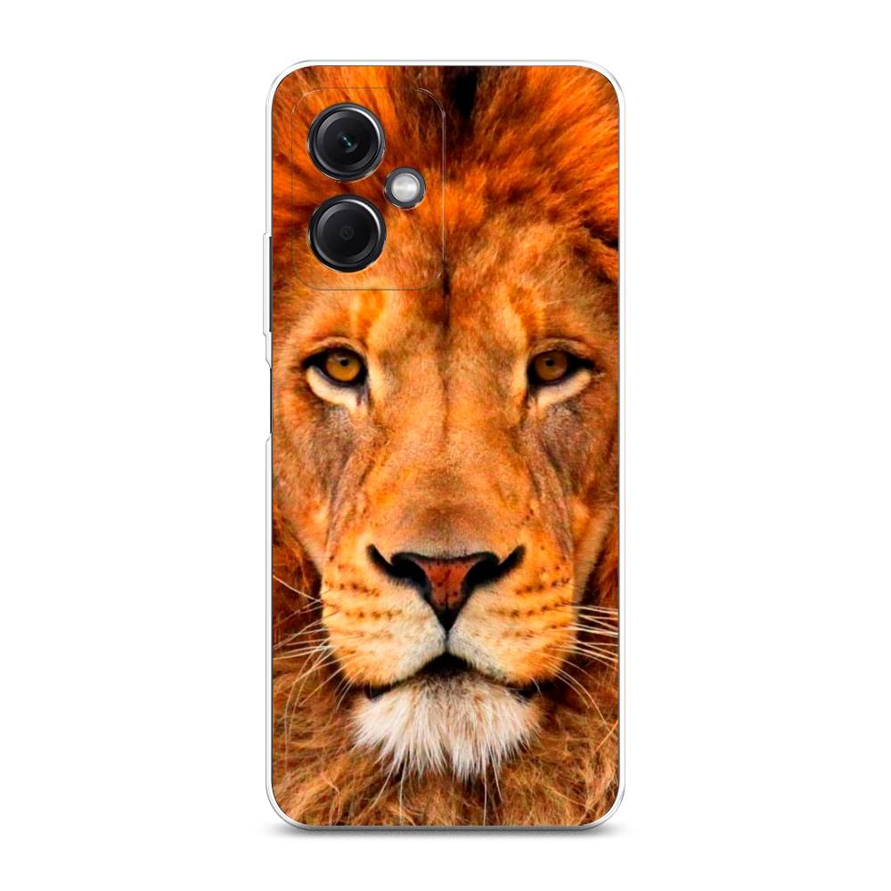 

Чехол на Xiaomi Redmi Note 12 5G "Благородный лев", Оранжевый, 316950-1