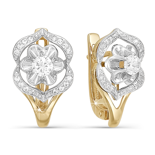 

Серьги из красного золота Дельта БР120204, бриллиант, БР120204